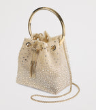 Jimmy Choo metallic mesh Bon Bon handbag, imported from the UK