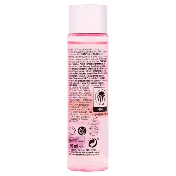 Solait Self Tan Drops Dark 30ml (British brand)