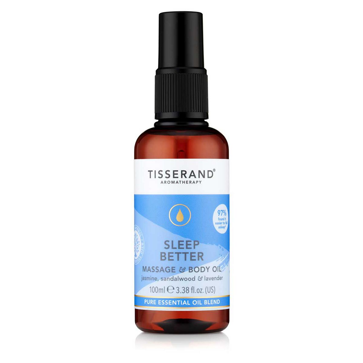 Tisserand Aromatherapy Sleep Better Massage & Body Oil 100ml Vitamins, Minerals & Supplements Boots   