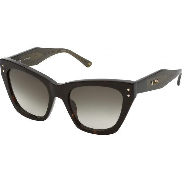 Nina Ricci Brown SNR32354 54 sunglasses, imported from the UK