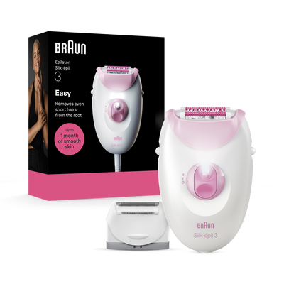 Holland & Barrett Braun Silk·épil 3 Corded Epilator, Pink, 3-031- Buy online at McGrocer