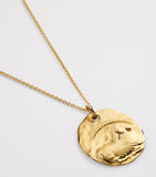 Monica Vinader Aries zodiac necklace gold vermeil - British product