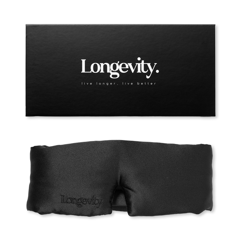 Longevity mulberry silk sleep mask blackout, imported from the UK