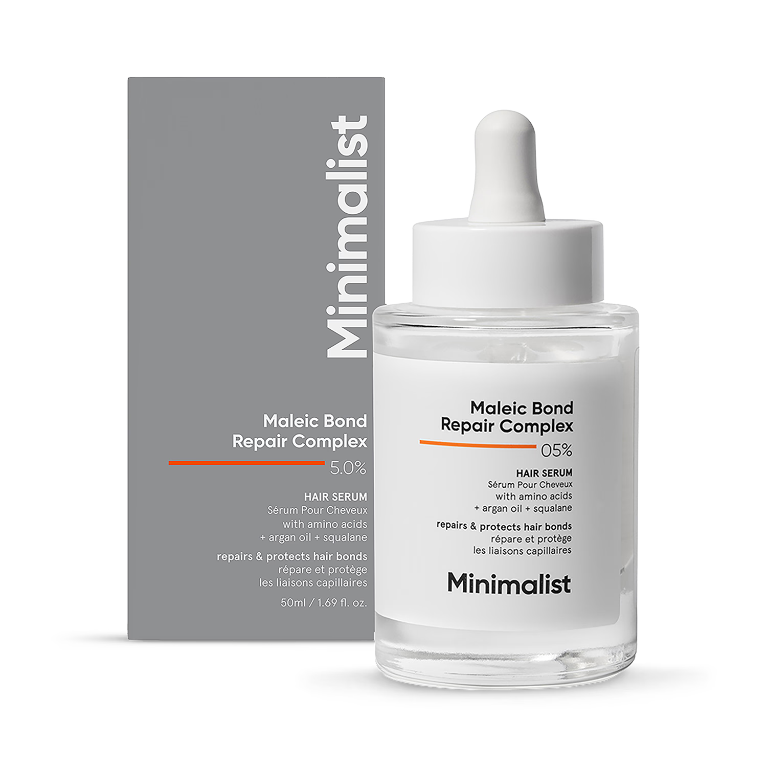 Minimalist Maleic Bond Repair hair mask 50ml, UK version