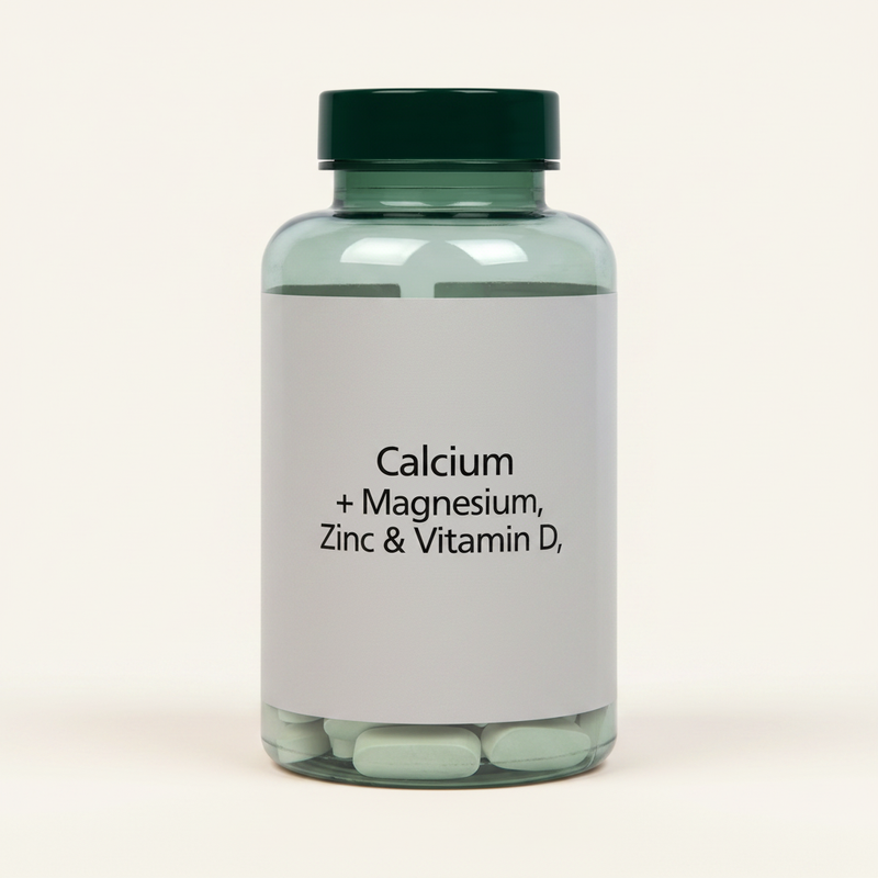 Holland & Barrett Calcium Magnesium Vitamin D 120 Tablets - British product