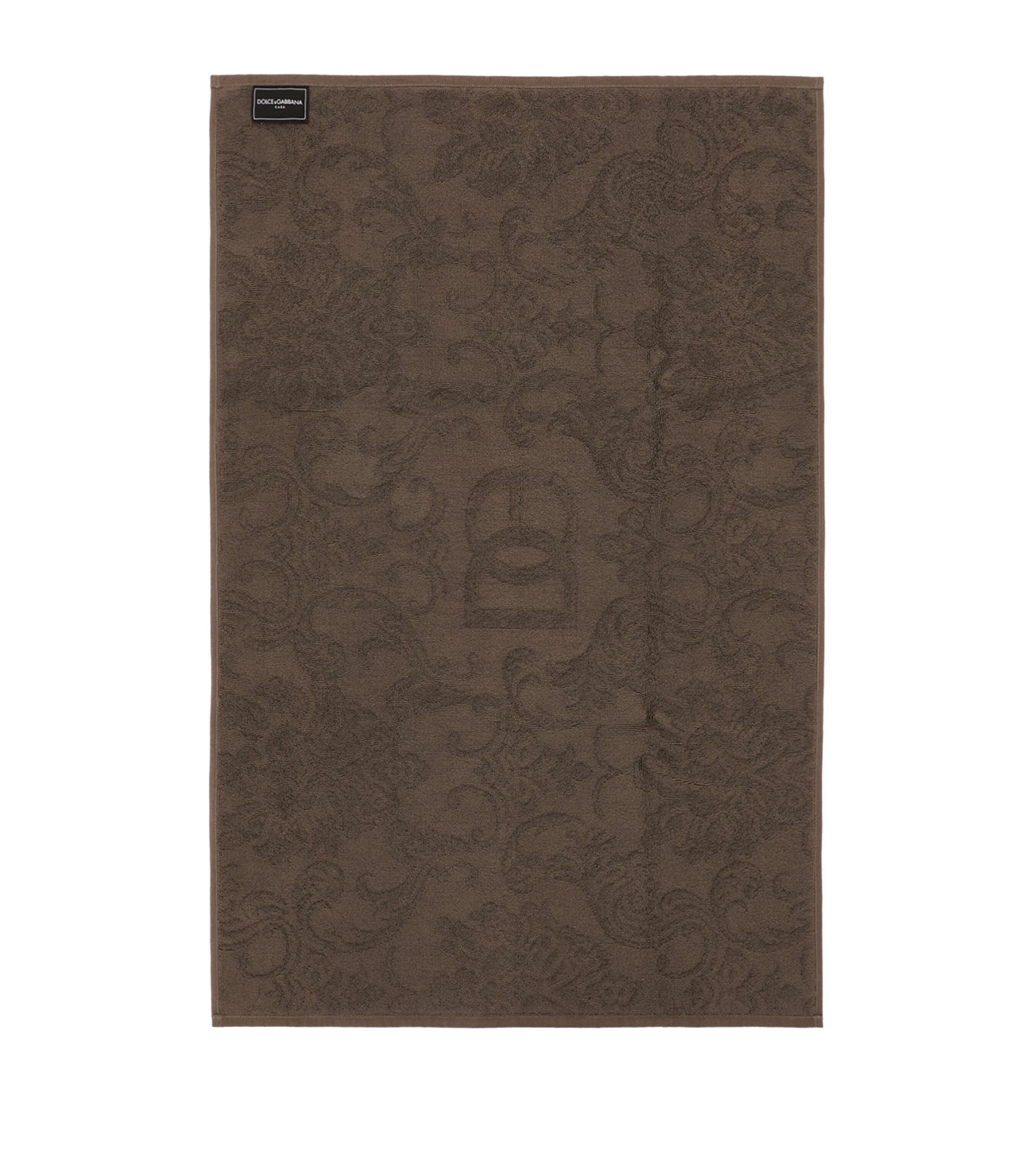 Dolce&Gabbana cotton jacquard bath mat 87cm x 54cm - British product