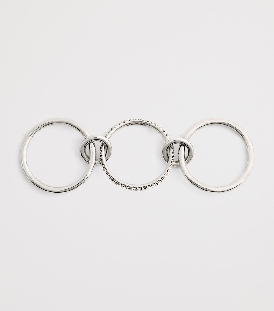 Spinelli Kilcollin Sonny ring white gold diamond (British brand)