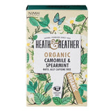 Heath & Heather Organic Camomile & Spearmint 20 Tea Bags Herbal Tea Holland&Barrett