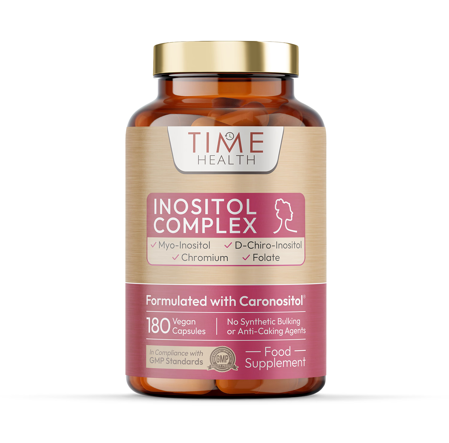 Time Health Inositol Complex supplement 180 capsules, imported from the UK