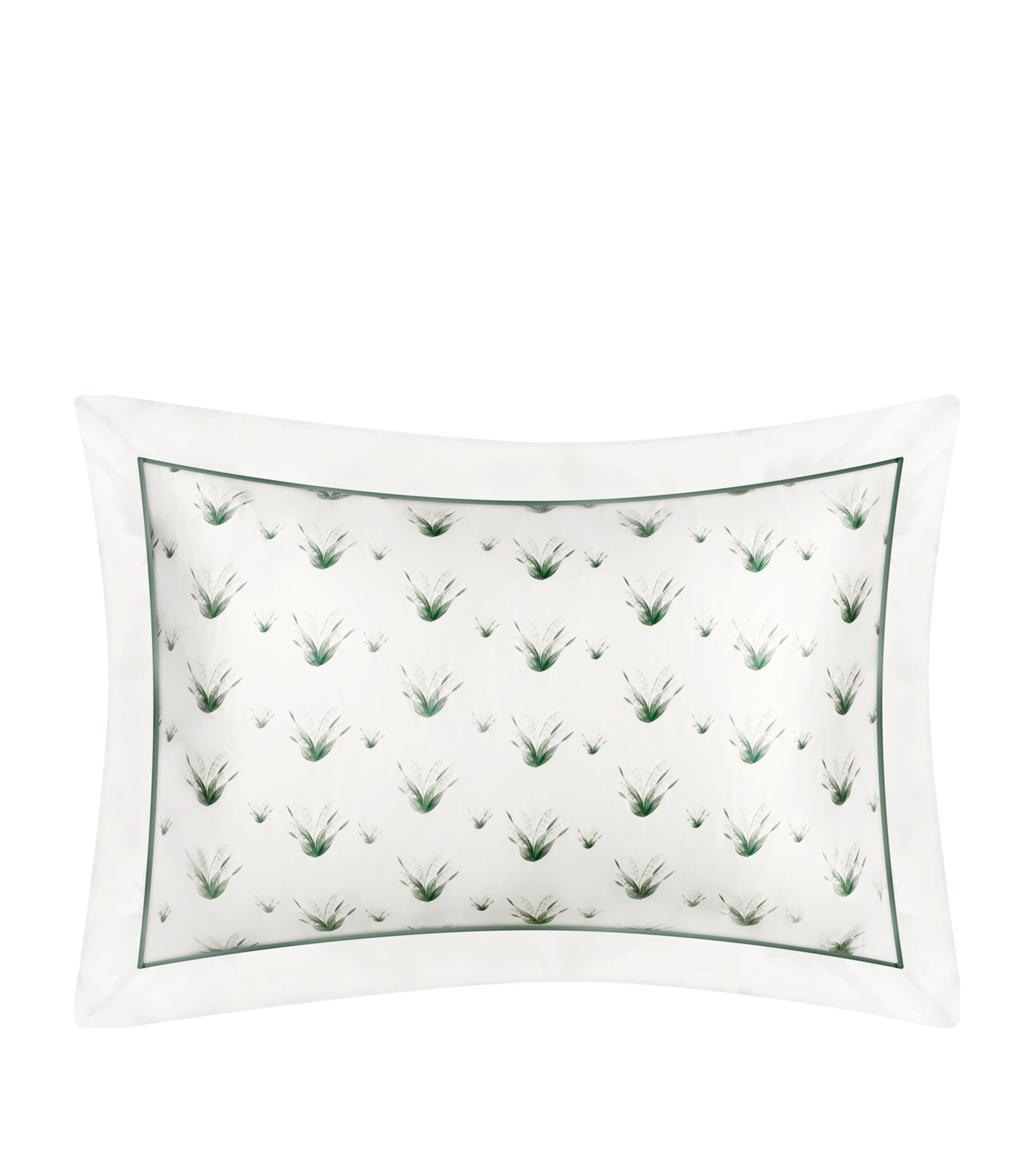 Gingerlily x Memo Press silk Oxford pillowcase lily of the valley 50cm x 90cm, UK version