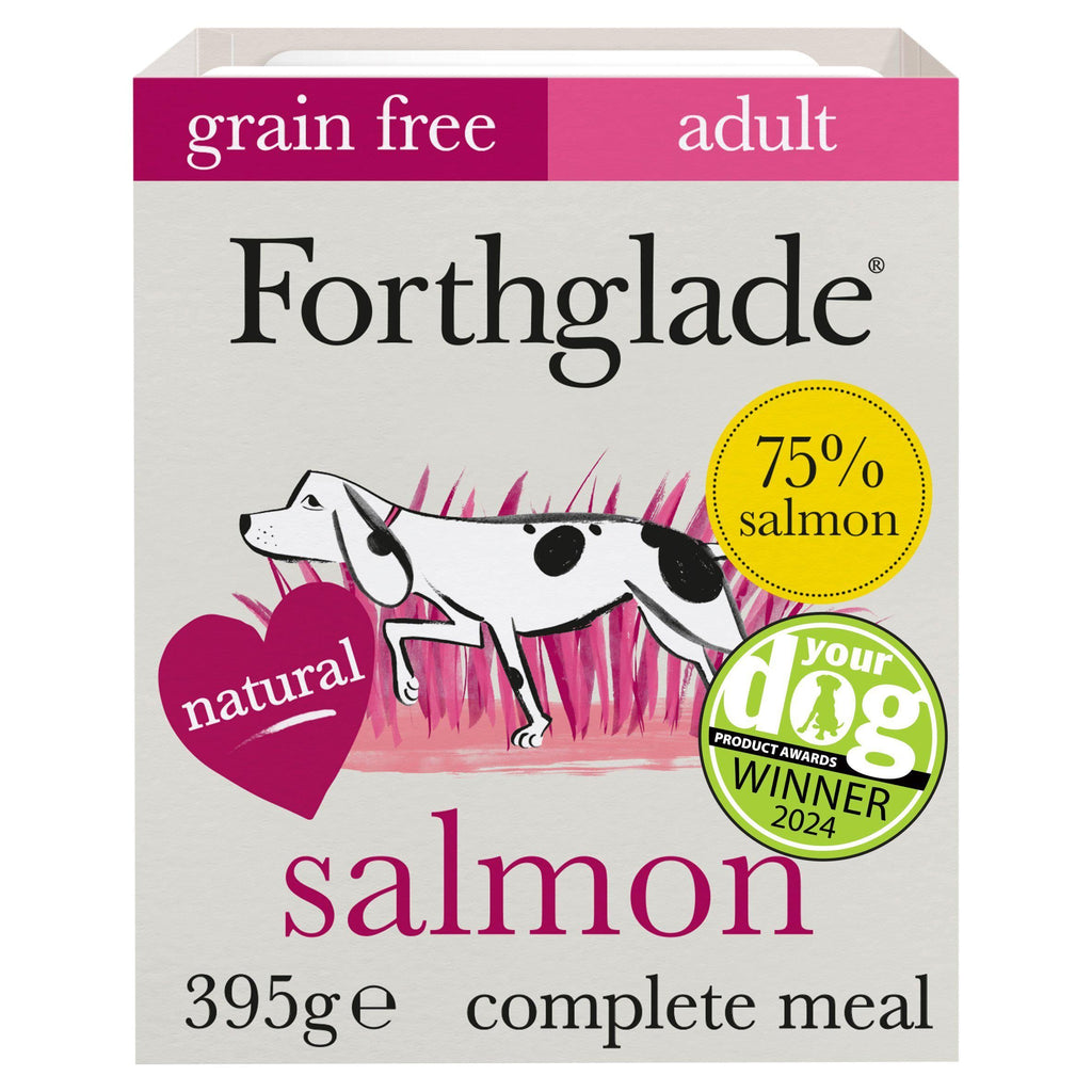 Forthglade Adult 1 Yr+ Salmon with Potato & Vegetables Complete Meal 395g