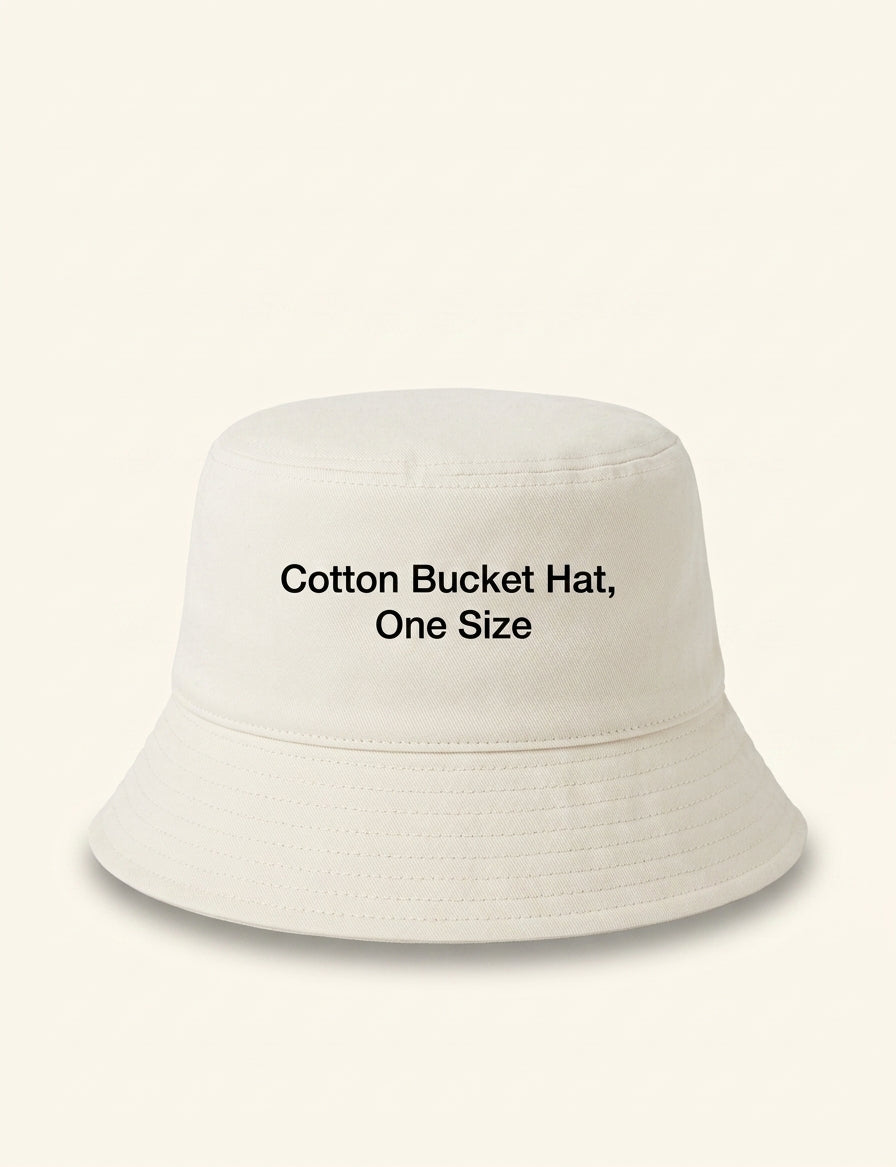 Prada cotton bucket hat with tapered brim, UK version