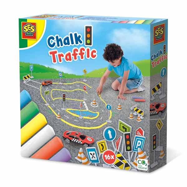 SES Creative traffic chalk set, imported from the UK