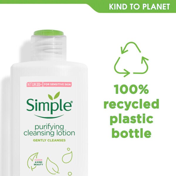 Simple Kind to Skin Purifying Cleansing Lotion 200ml GOODS Superdrug   