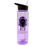 Wednesday water bottle with Nevermore Academy crest 23cm, UK version