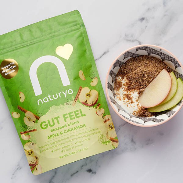 Naturya Gut Feel Flaxseed Blend Apple & Cinnamon 240g GOODS Superdrug   