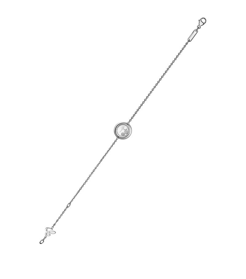 Chopard white gold diamond Happy Diamonds bracelet, UK version