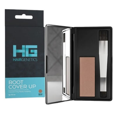 Superdrug Hair Genetics Root Cover Up Medium Brown Hair Root Concealer 6g- Buy online at McGrocer