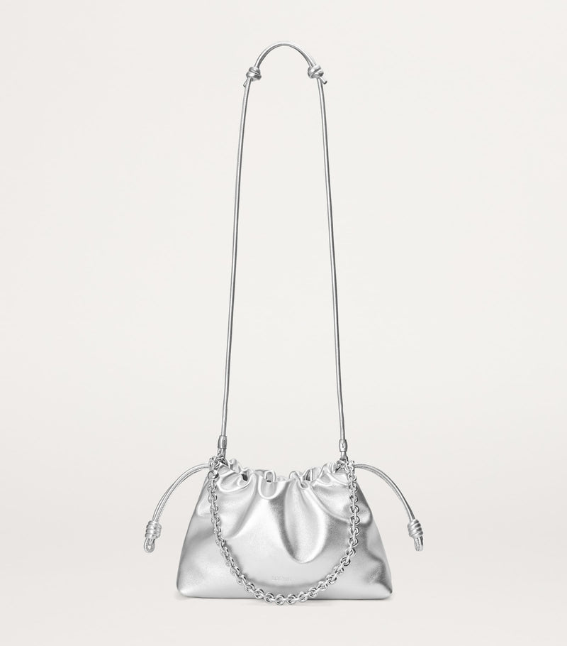 LOEWE medium metallic leather Flamenco purse, imported from the UK