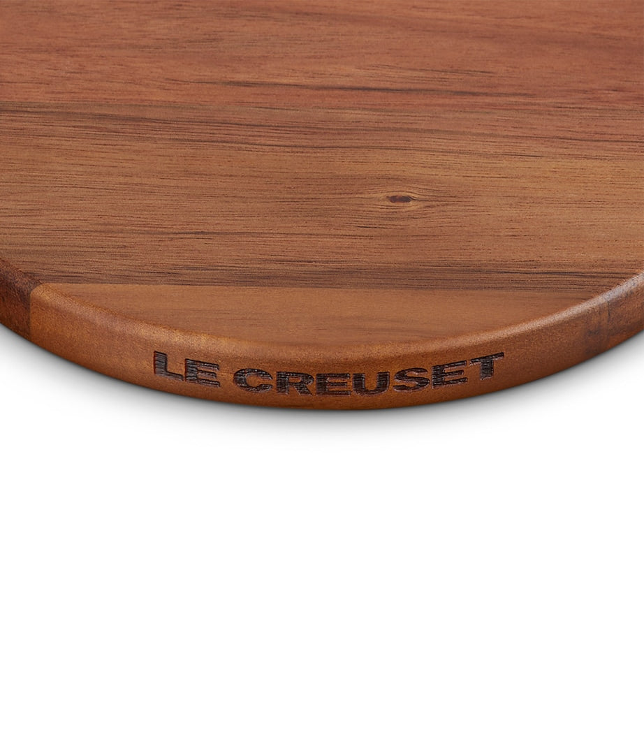 Le Creuset acacia wood trivet set of 4 - British product