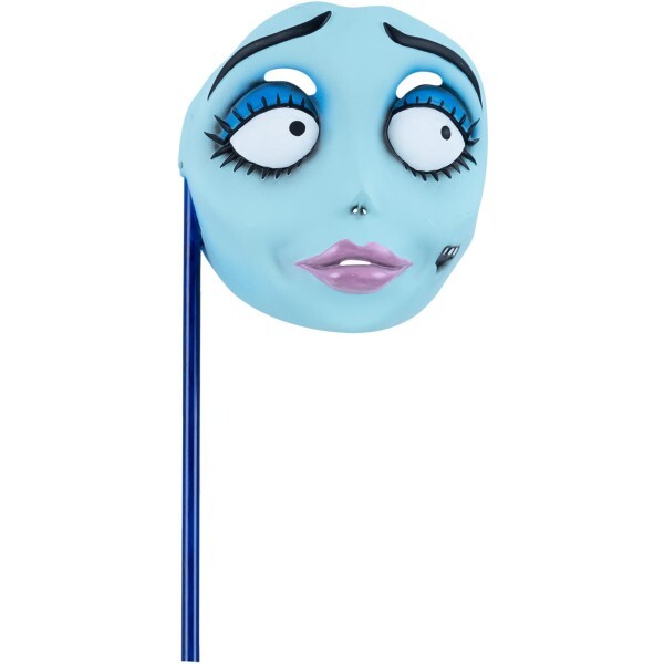 Smiffys Corpse Bride Emily hand held PTE mask, imported from the UK