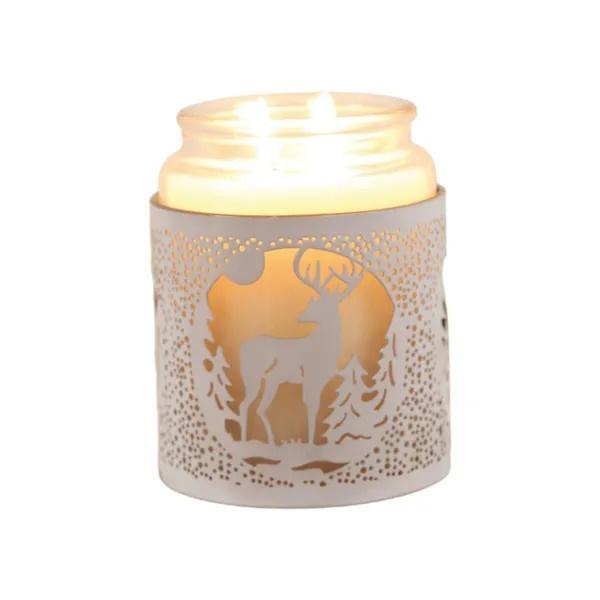 Aroma 3-in-1 tealight holder White Stag design, UK version