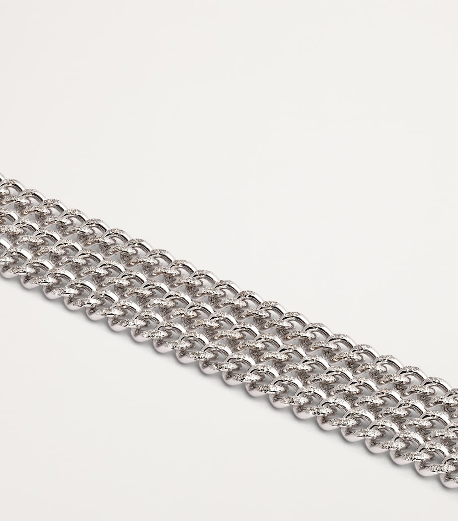 SHAY white gold diamond link bracelet (British brand)