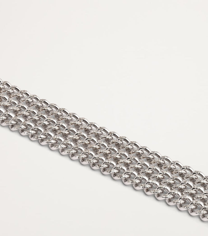 SHAY white gold diamond link bracelet (British brand)