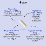 New Leaf magnesium complex 4-in-1 1836mg 120 capsules - British product