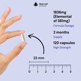 New Leaf magnesium complex 4-in-1 1836mg 120 capsules - British product