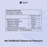 New Leaf magnesium complex 4-in-1 1836mg 120 capsules - British product