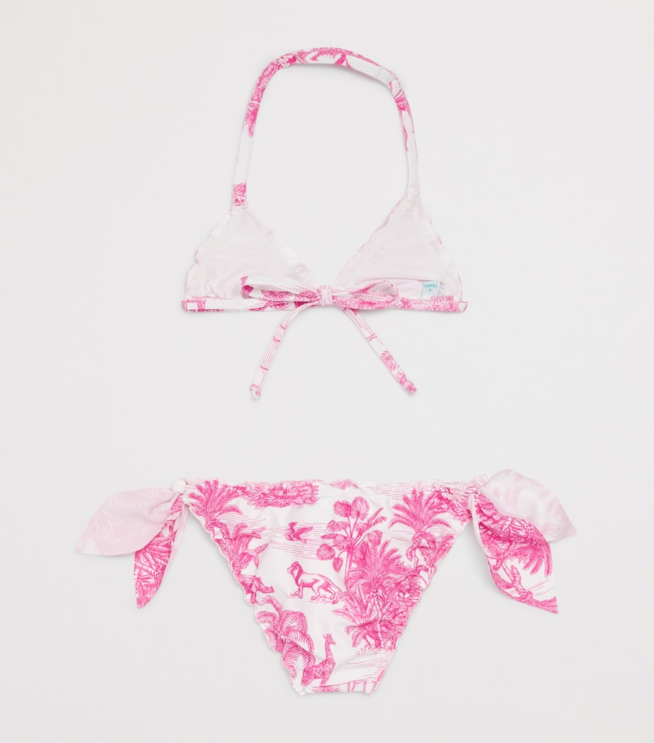 MARIE RAXEVSKY Jungle Print Frou Frou Bikini 2-12 Years, imported from the UK