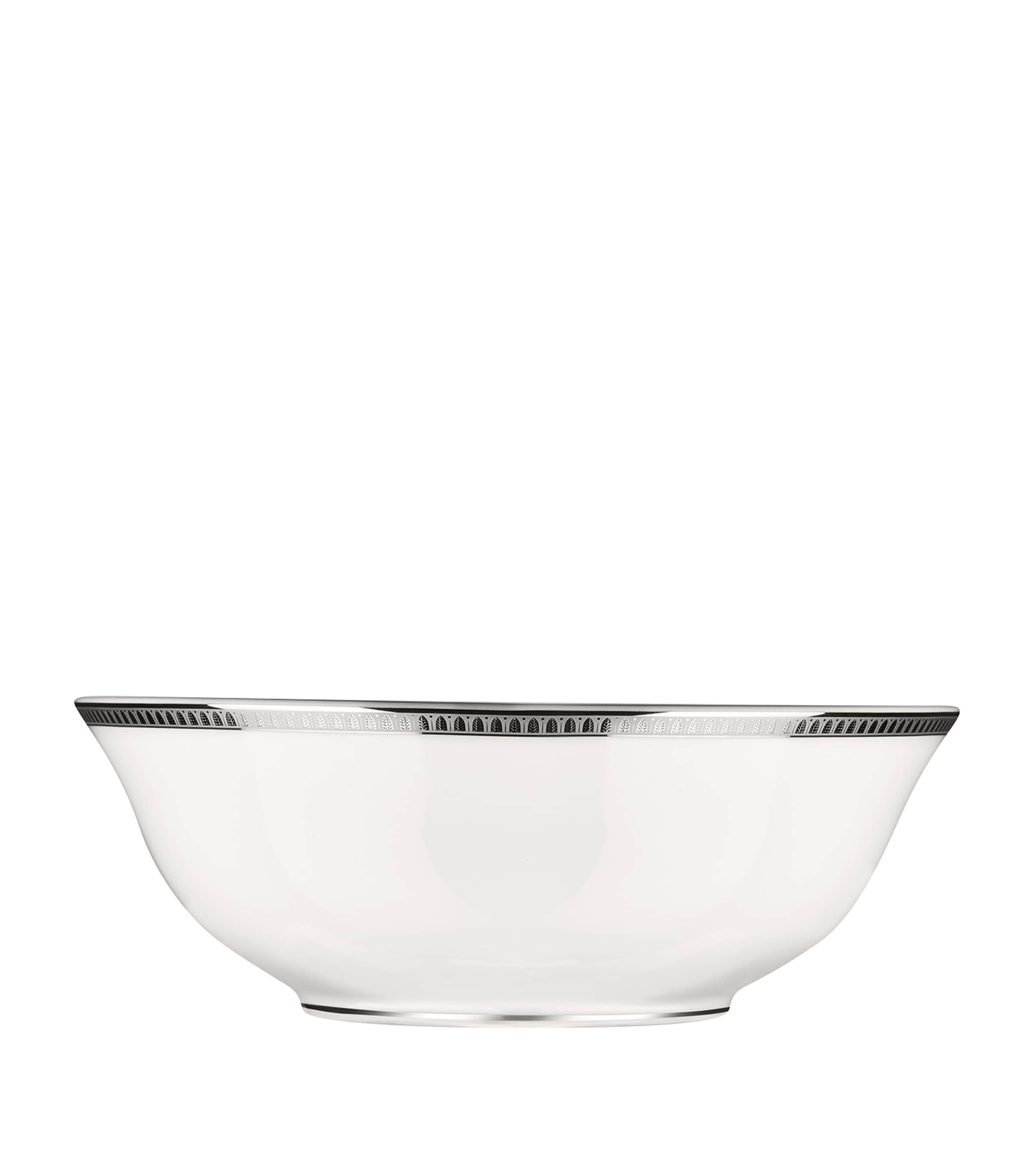 Christofle Malmaison Platinum salad serving bowl 25cm - British product