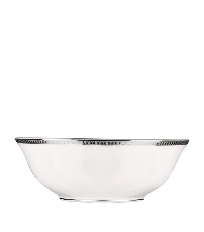 Christofle Malmaison Platinum salad serving bowl 25cm - British product
