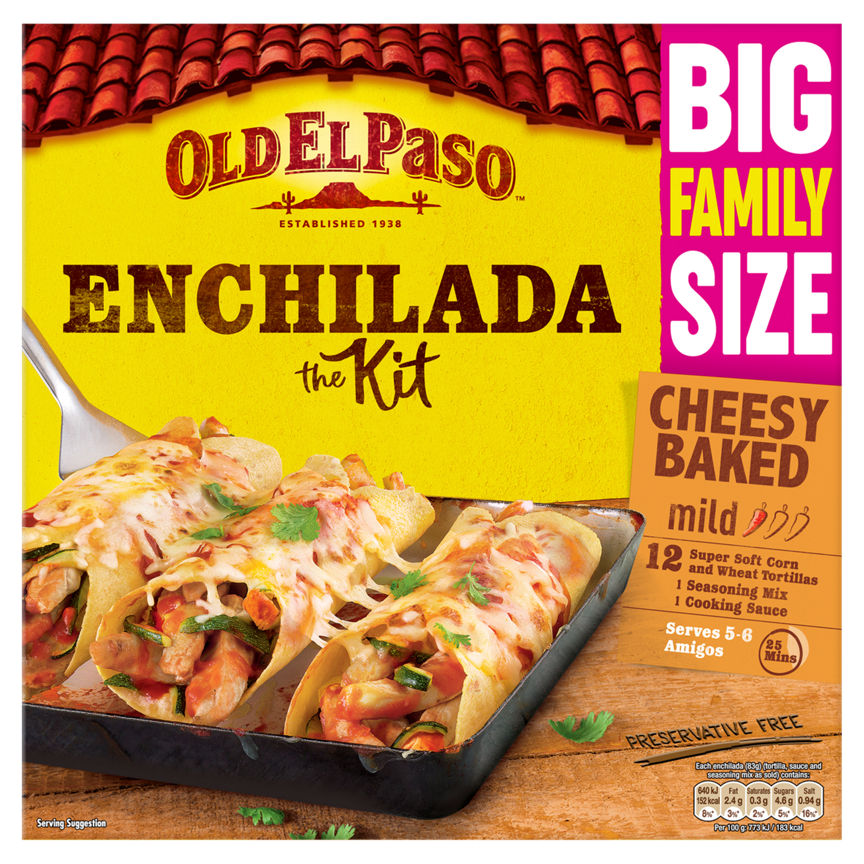 Old El Paso Enchilada Kit Cheesy Baked