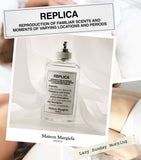 Maison Margiela feminine white floral eau de toilette 100ml, imported from the UK
