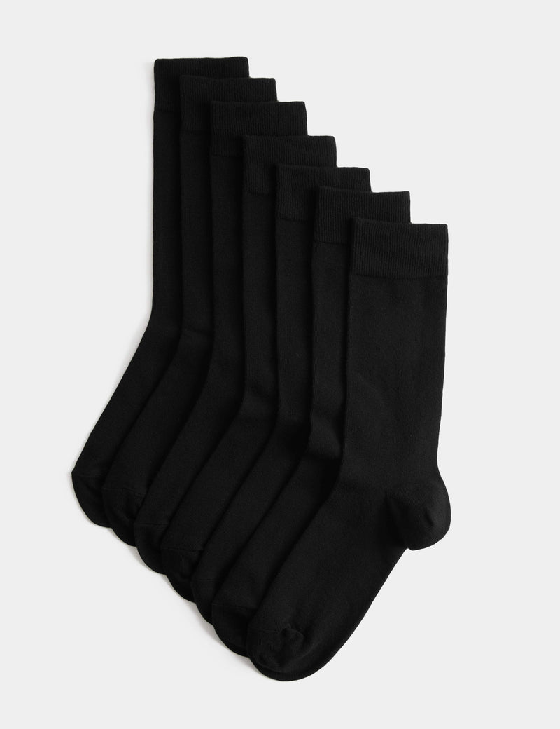 M&S Cool & Fresh cotton rich socks 7-pack, imported from the UK
