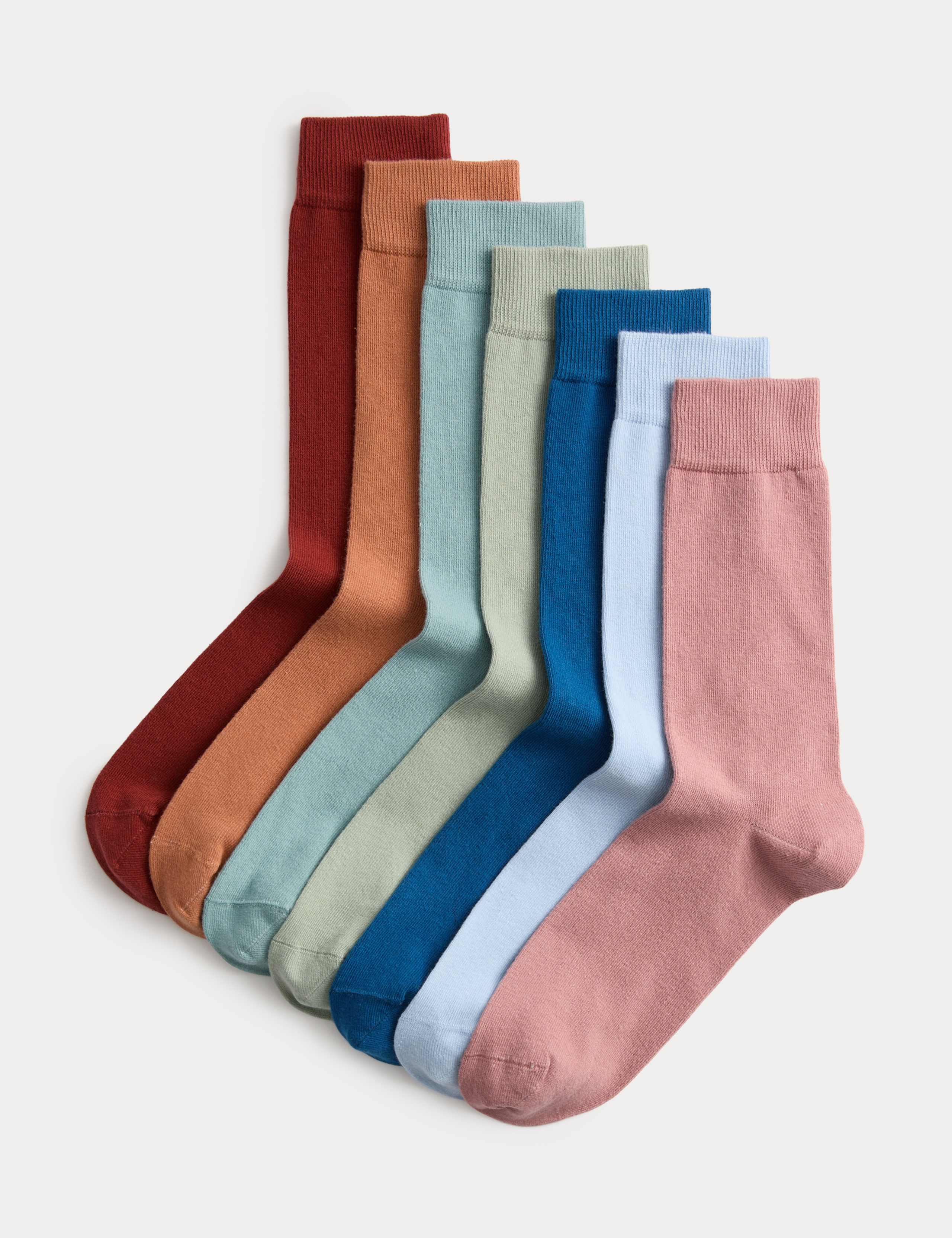 M&S Cool & Fresh cotton rich socks 7 pack, imported from the UK
