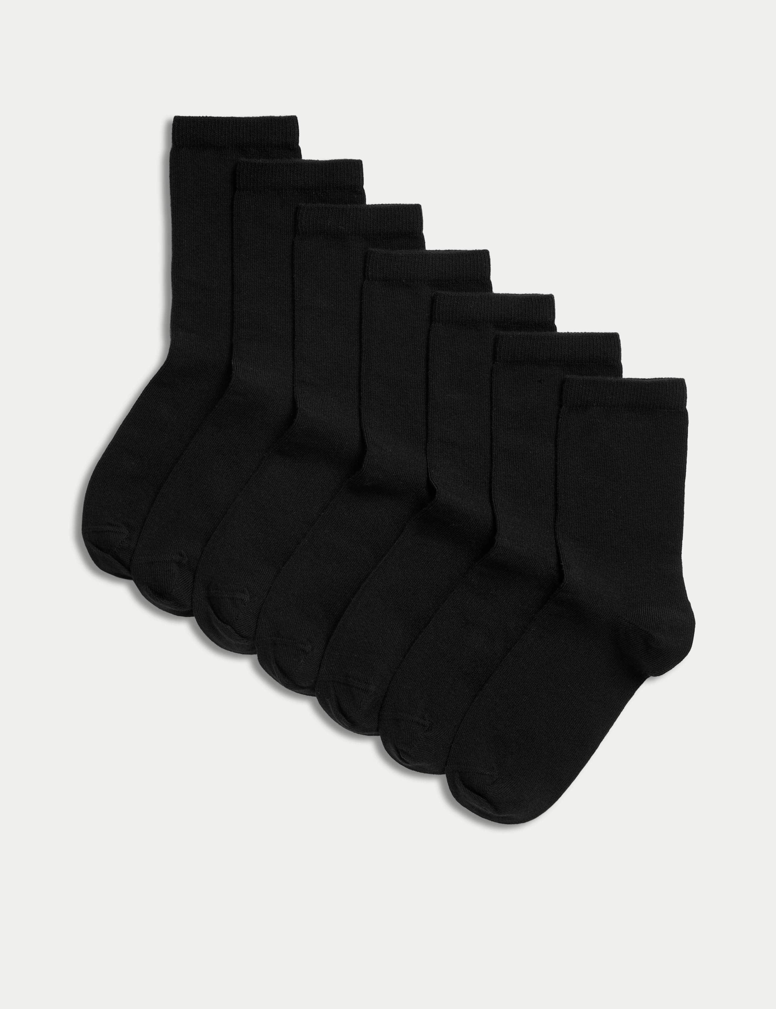 Children's ankle school socks 7 pack, imported from the UK