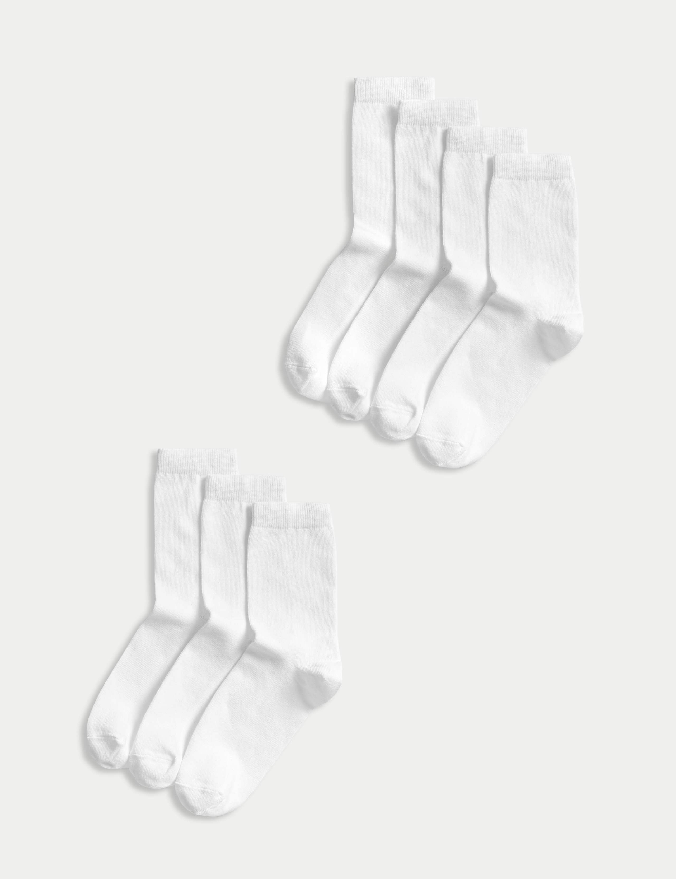 Ankle school socks 7 pack, imported from the UK
