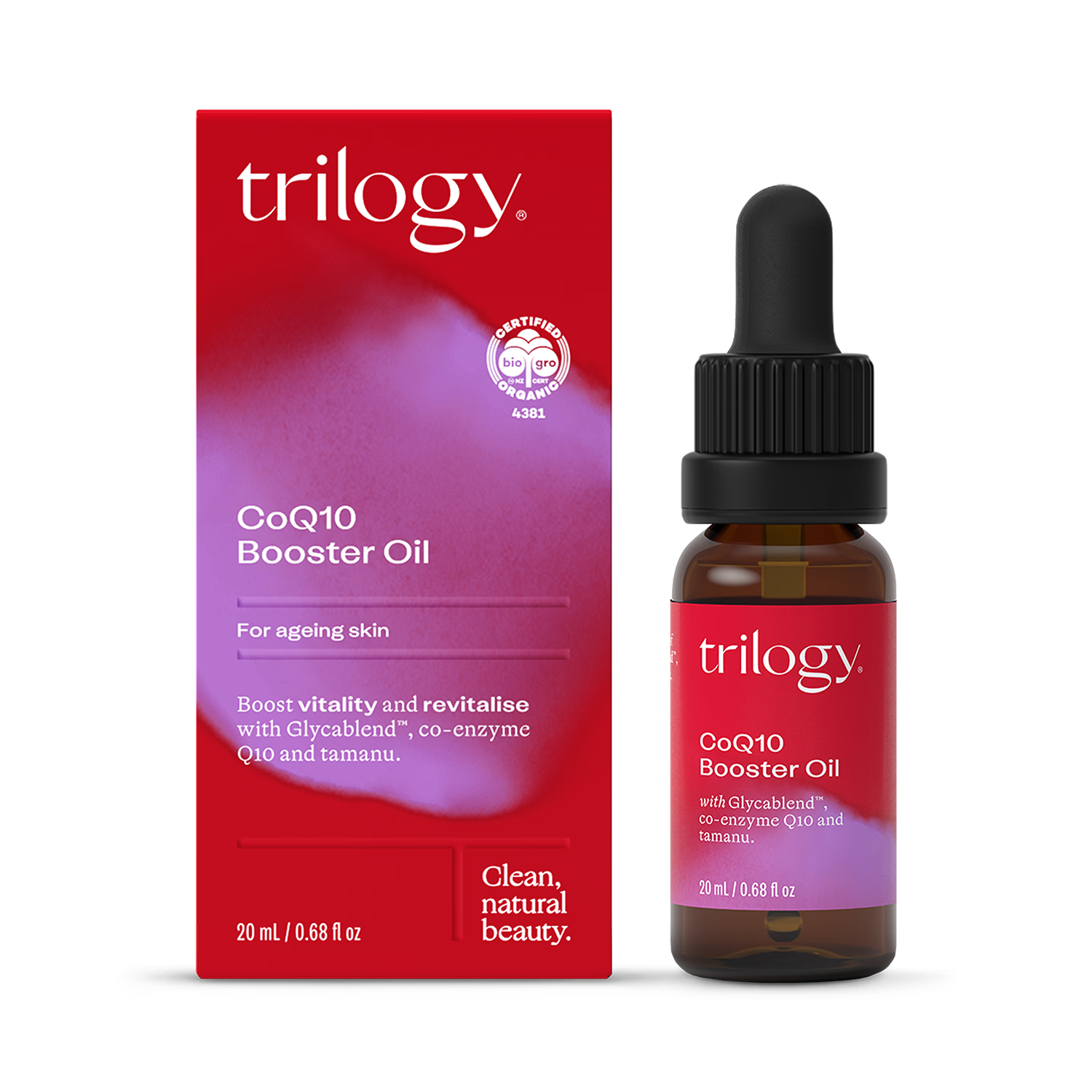 CoQ10 Booster Face Oil with Rosehip and Macadamia 20ml