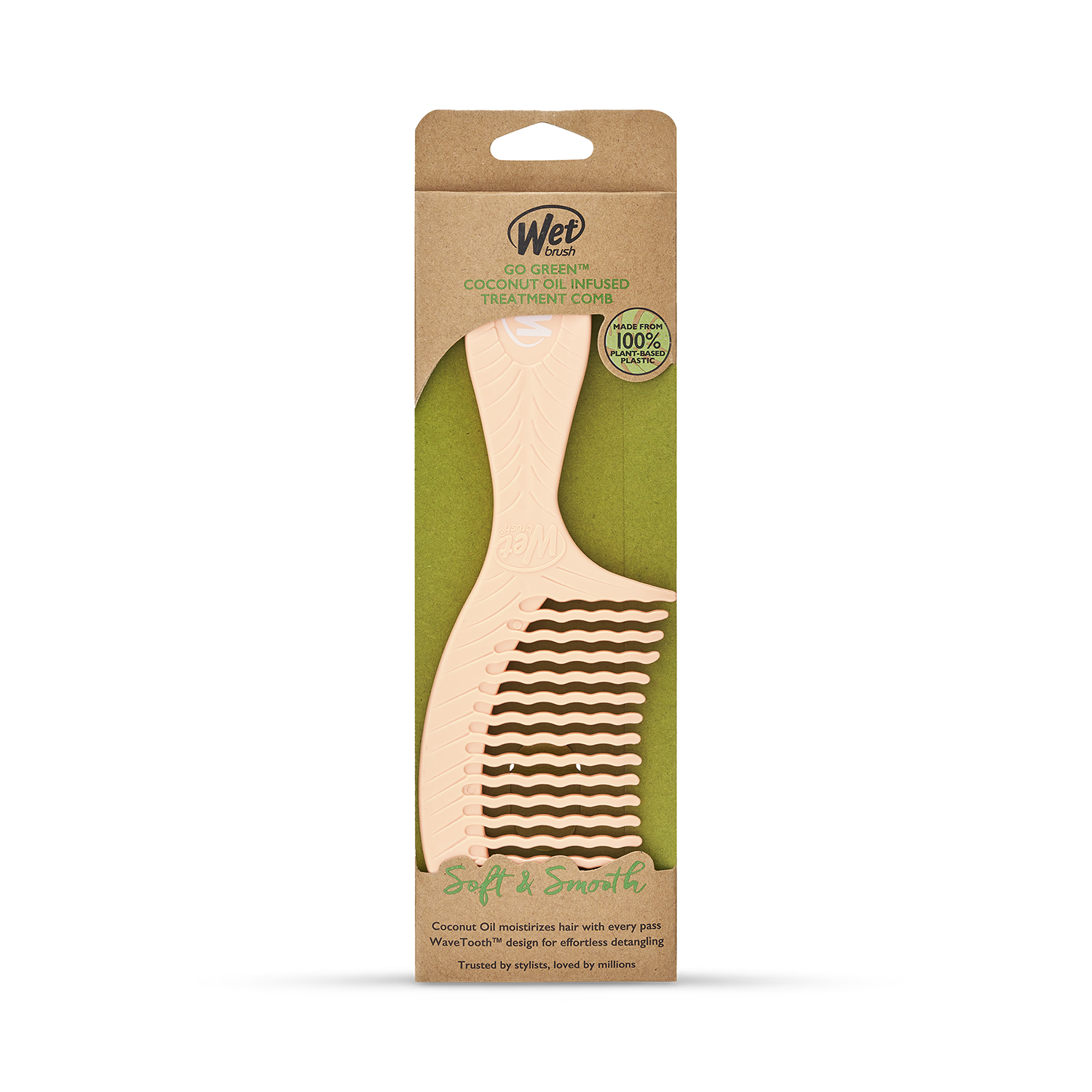 WetBrush Go Green Detangling Comb - Coconut Oil