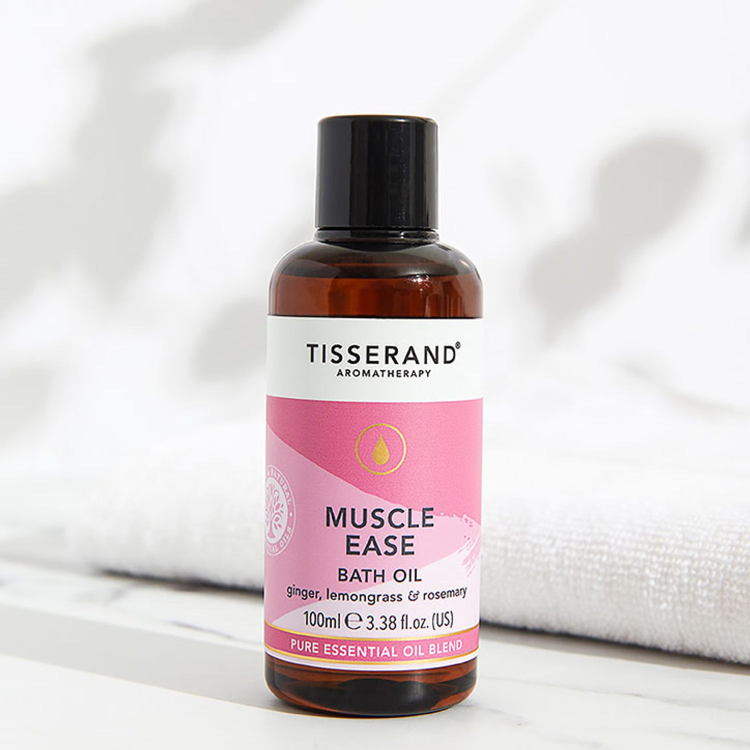 Natural Ginger and Rosemary Muscle Soothing Bath Oil 100ml