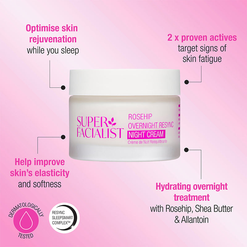 Rosehip Rejuvenating Overnight Resync Night Cream 50ml