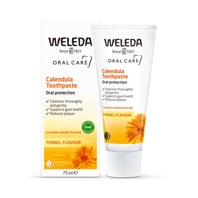 Holland & Barrett Natural Peppermint-Free Toothpaste with Calendula and Myrrh 75ml- Buy online at McGrocer
