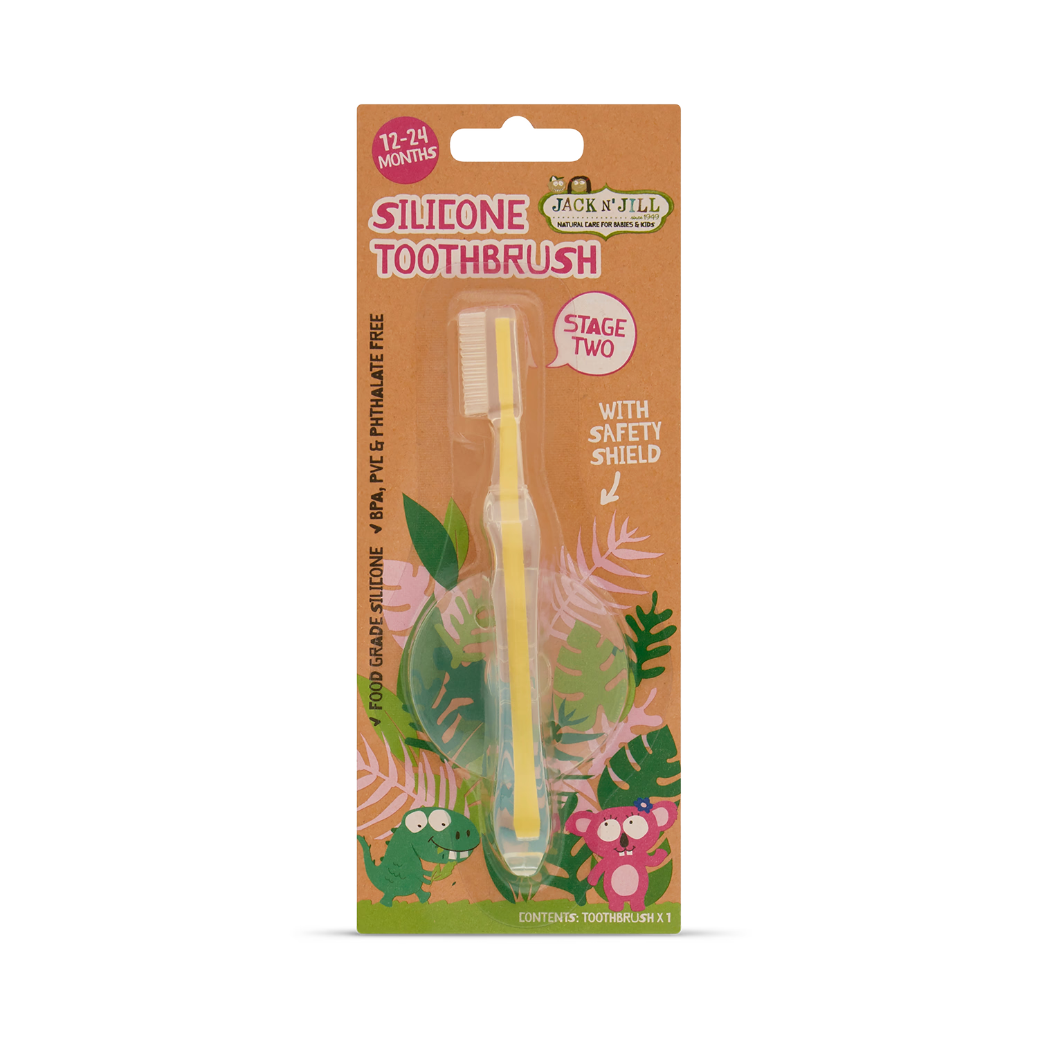 Jack N Jill Silicone Toothbrush Stage 2