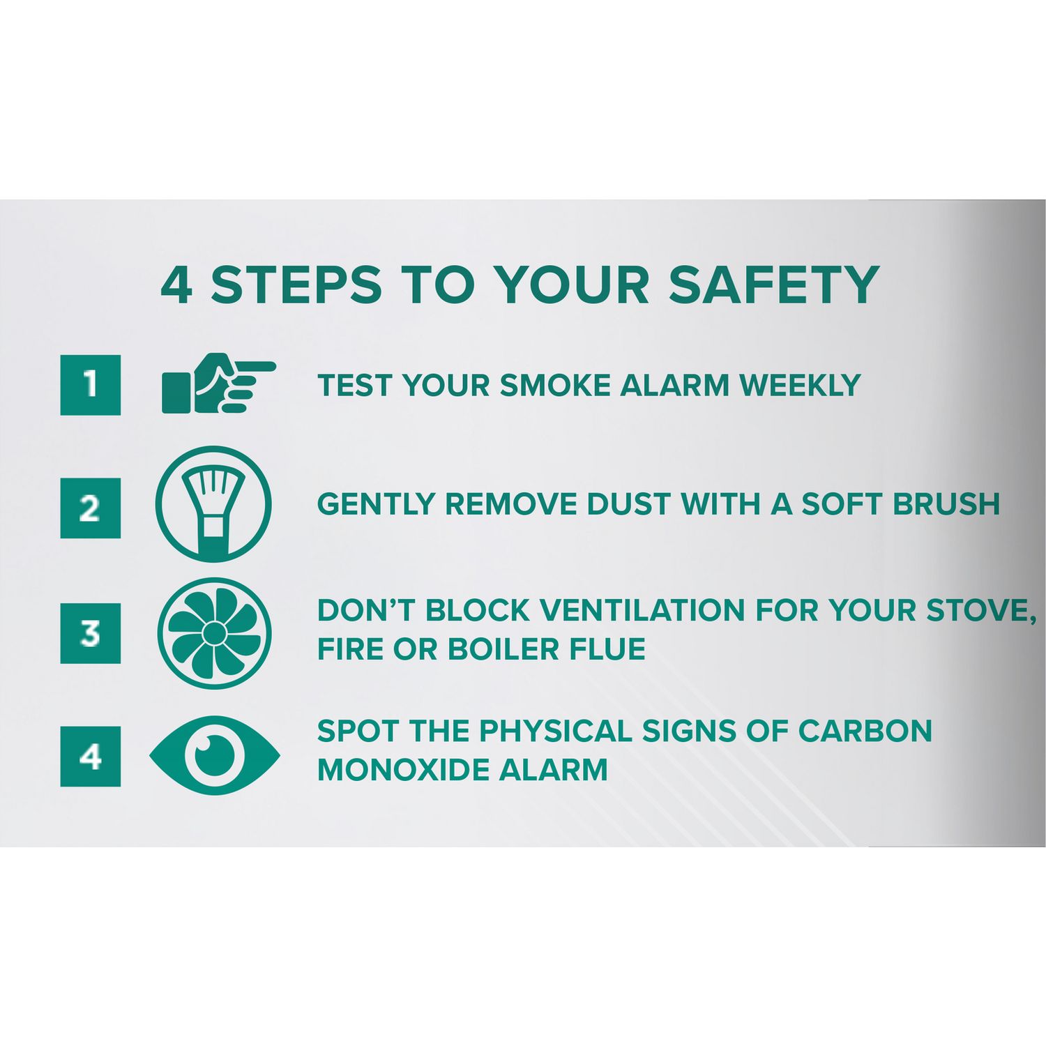 Kidde smoke CO alarm with voice warning, imported from the UK