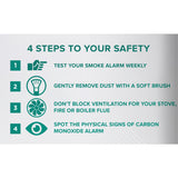 Kidde smoke CO alarm with voice warning, imported from the UK