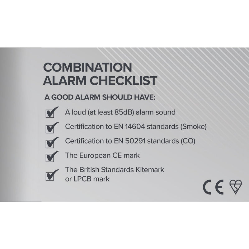 Kidde smoke CO alarm with voice warning, imported from the UK