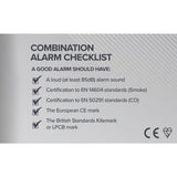 Kidde smoke CO alarm with voice warning, imported from the UK